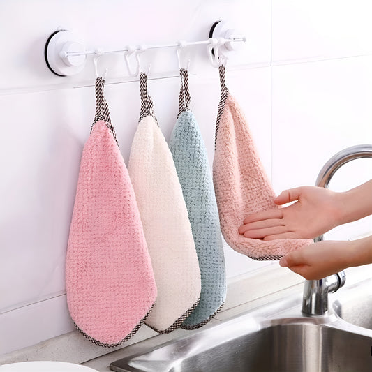5/10/20PCS Microfiber Hanging Kitchen Towels – Super Absorbent & Reusable