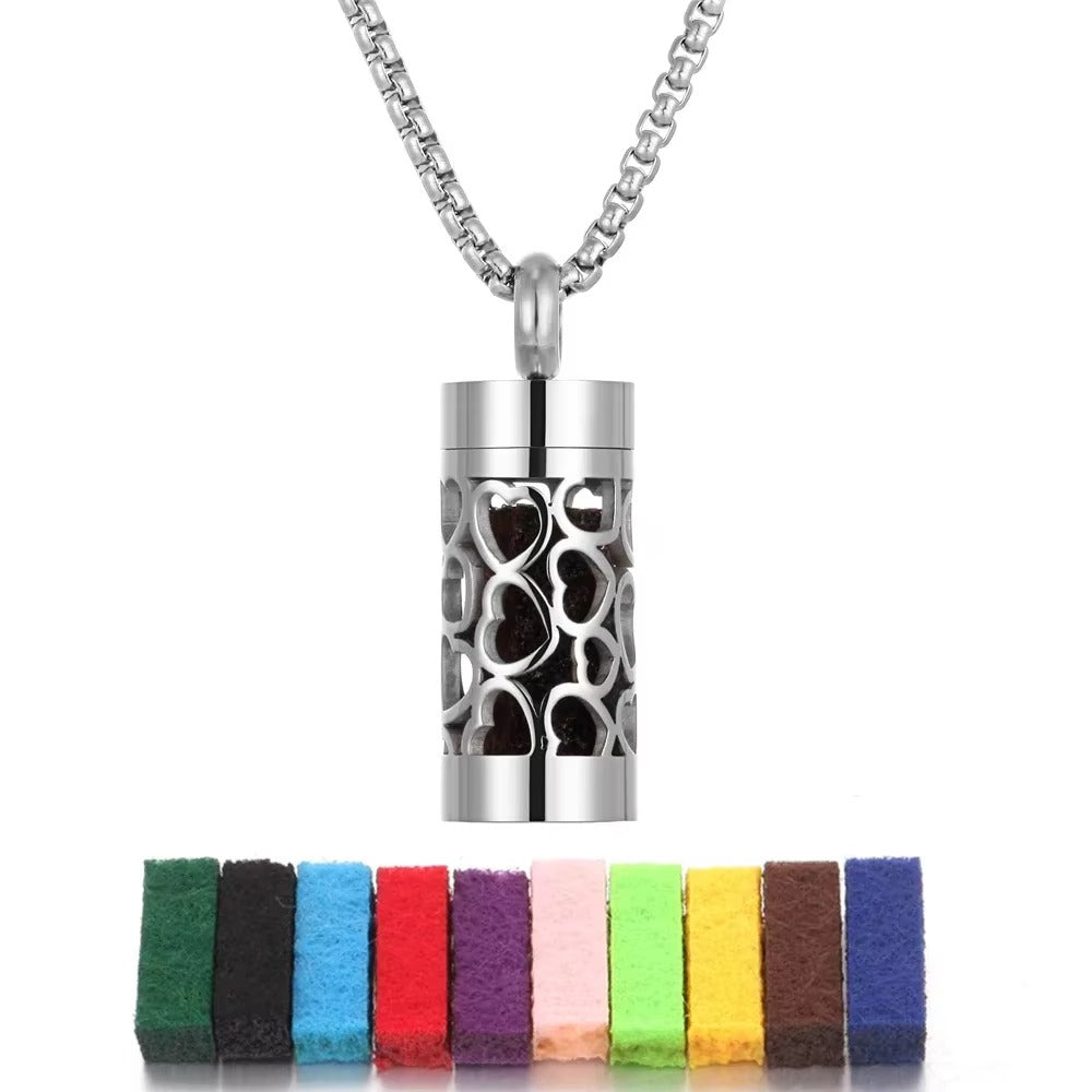 Leshera™ Stainless Steel Aromatherapy Necklace