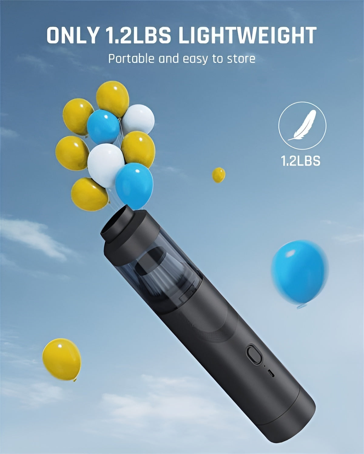 Portable Cordless Car Vacuum 13000Pa/30AW