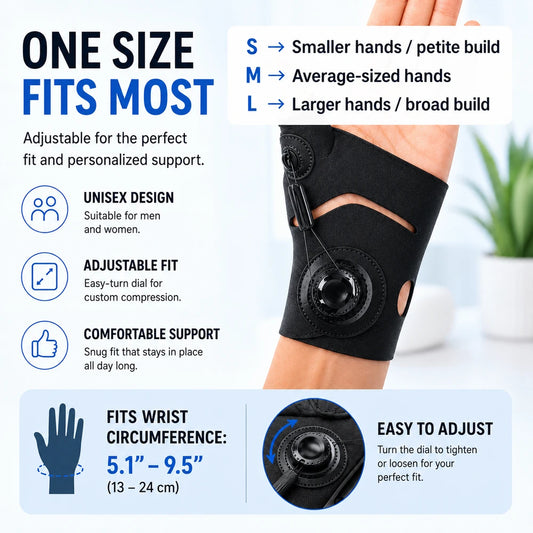 WristFit Pro Verstelbare Brace | Leshera