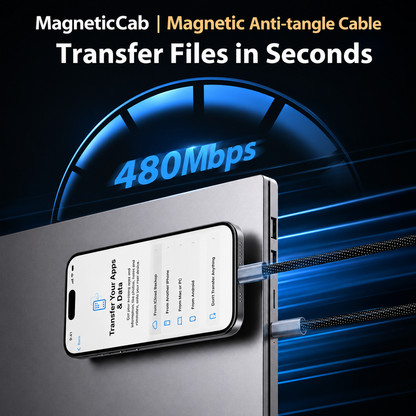 MagneticCab | Magnetic Anti-tangle Cable