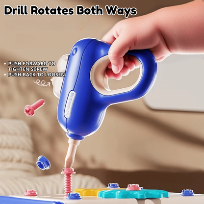 🔧 Hippo Children’s Toolbox Puzzle Assembly Toy Set – Build, Play & Learn!