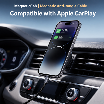 MagneticCab | Magnetic Anti-tangle Cable
