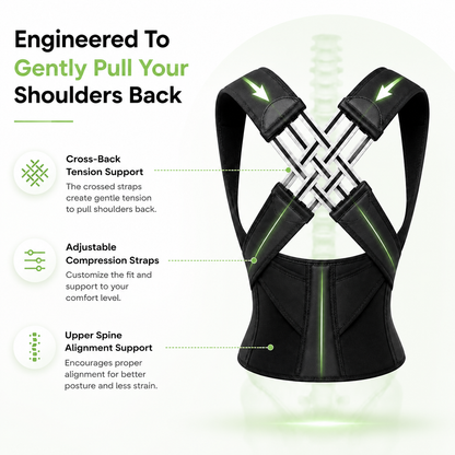 Leshera StandTall™ Adjustable Posture Corrector