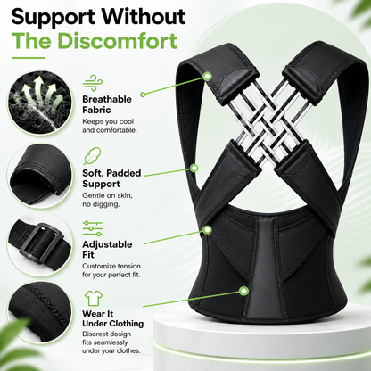 Leshera StandTall™ Adjustable Posture Corrector