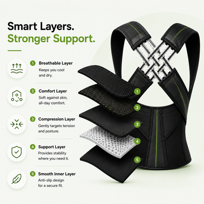 Leshera StandTall™ Adjustable Posture Corrector