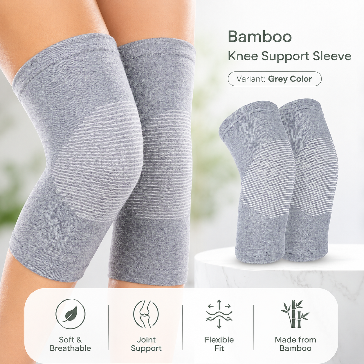 Bamboo Knee Support Sleeve