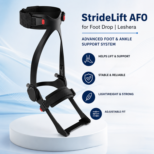 StrideLift AFO voor klapvoet | Leshera