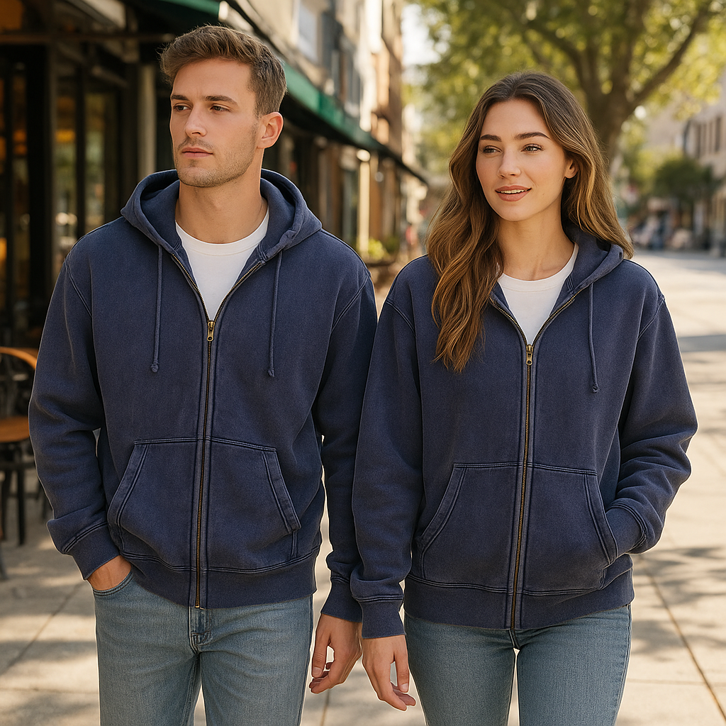 🔥Retro Punk Zip-Up Hoodie🔥 – 🔥Vintage Streetwear Vibes🔥