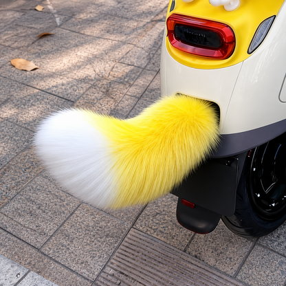 Furry Wagging Car Tail Fun