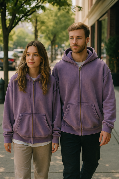 🔥Retro Punk Zip-Up Hoodie🔥 – 🔥Vintage Streetwear Vibes🔥