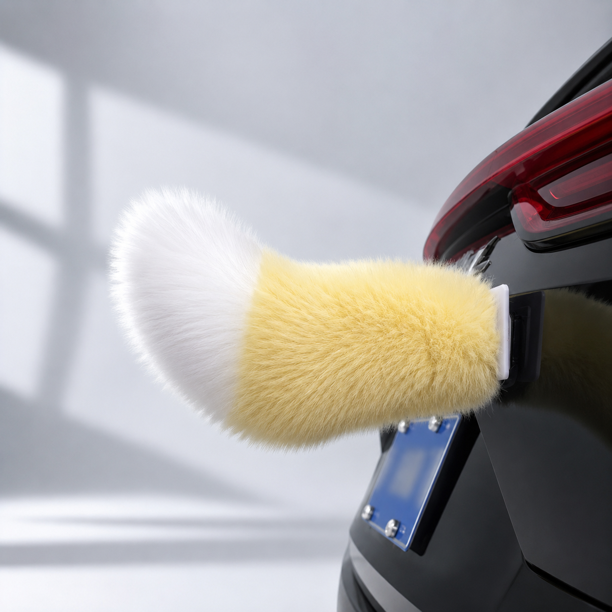 Furry Wagging Car Tail Fun