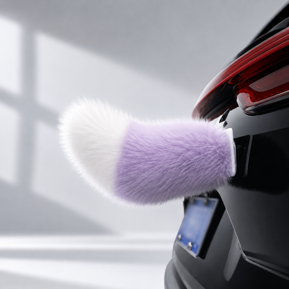 Furry Wagging Car Tail Fun