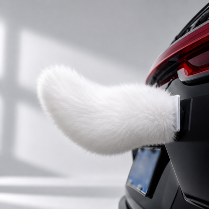 Furry Wagging Car Tail Fun