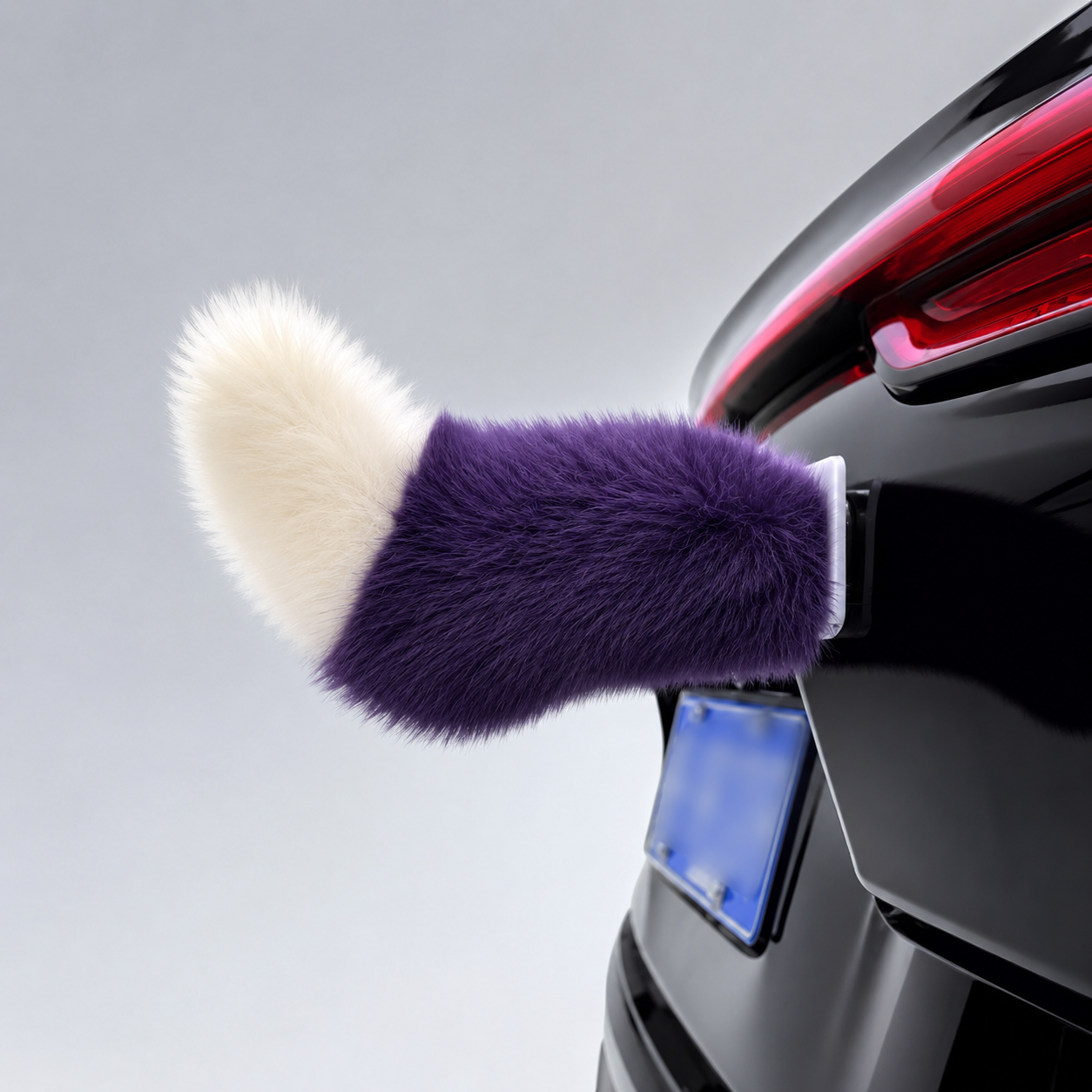 Furry Wagging Car Tail Fun