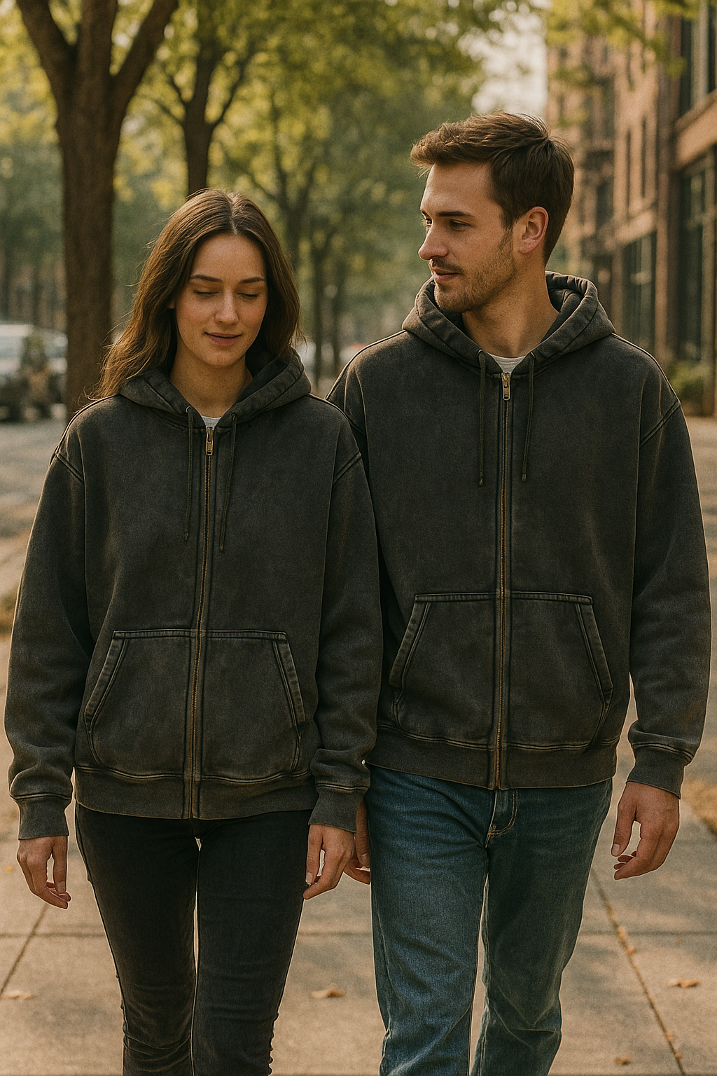 🔥Retro Punk Zip-Up Hoodie🔥 – 🔥Vintage Streetwear Vibes🔥