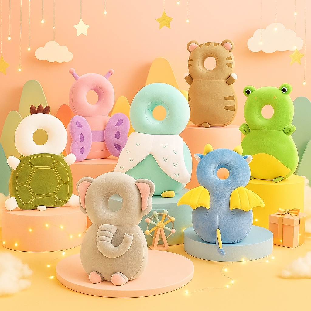 Animal Pillow Baby👶🛡️Safe & Protective