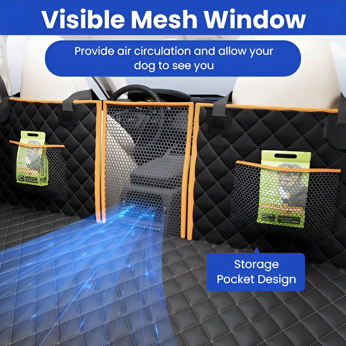 Premium-Heavy Duty Dog Car Seat Protector