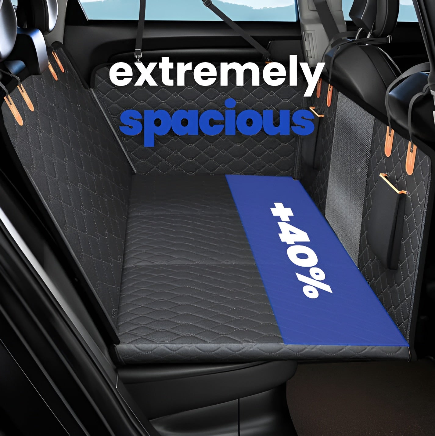 Premium-Heavy Duty Dog Car Seat Protector