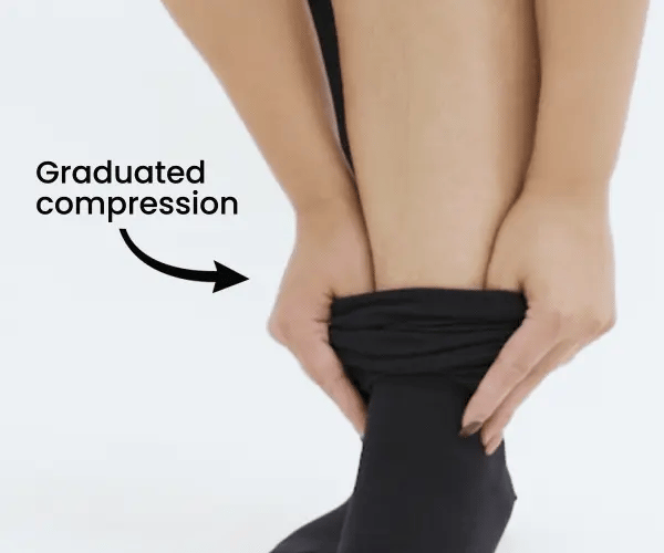 Leshera Wide-Calf Compression Socks