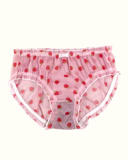 L 3XL  size Undies lace coquette panties Floral Sweet Cute Sweet Womenswear Underwear fall underwear Comfort Print-11