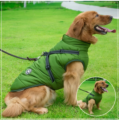 Warm Waterproof Pet Vest – Fall & Winter