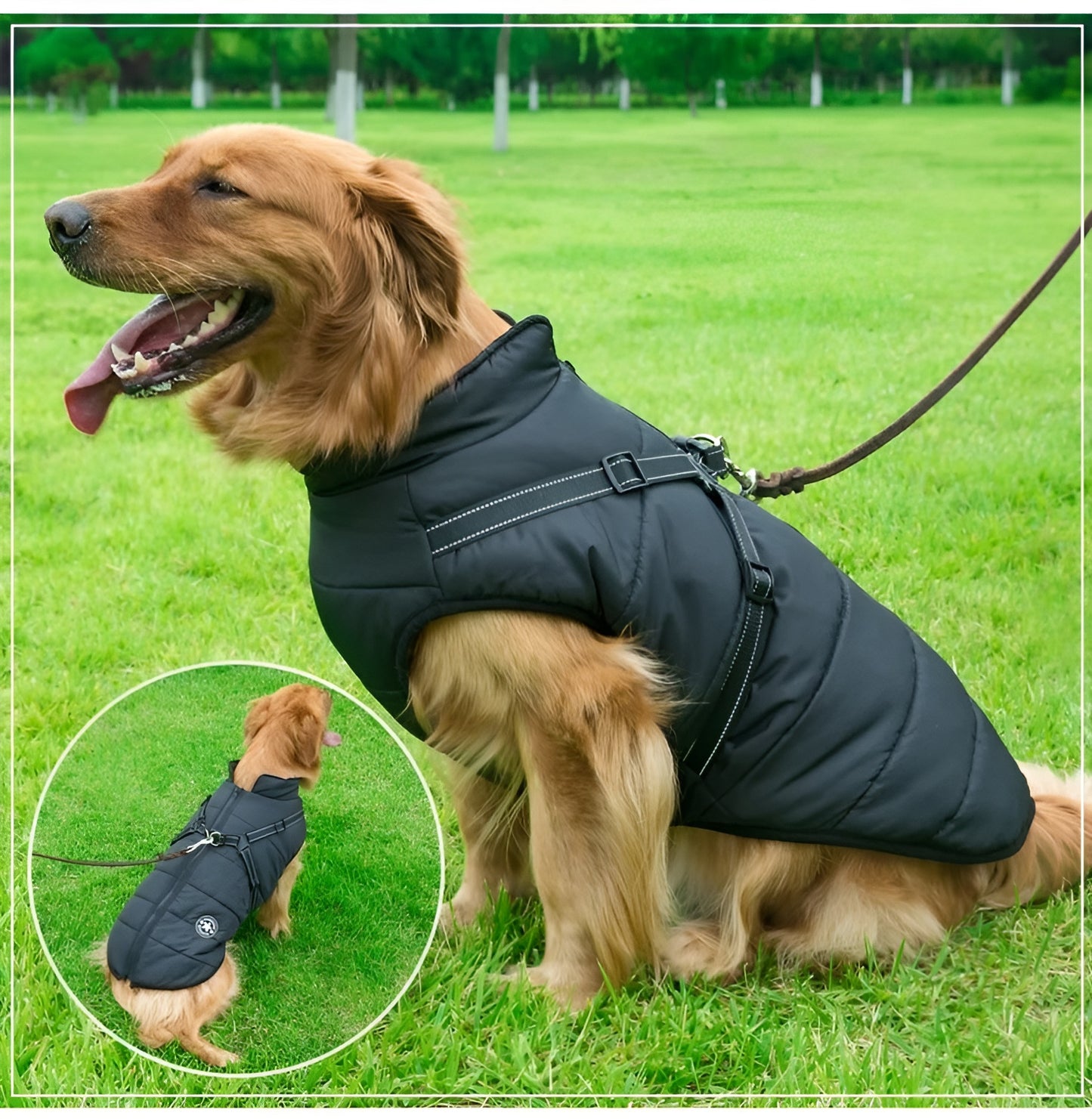 Warm Waterproof Pet Vest – Fall & Winter