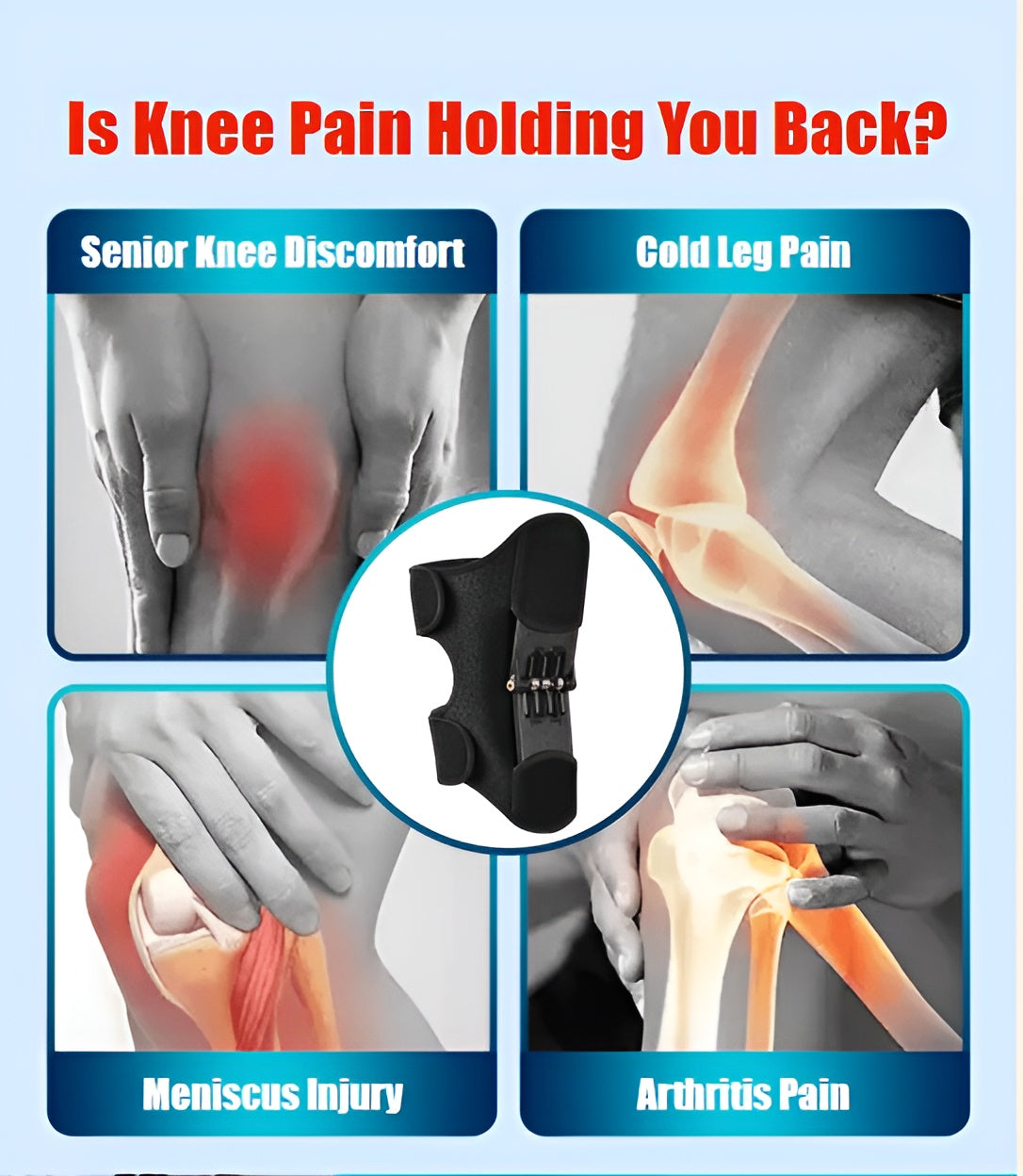 🦵 Leshera™ Power Knee Booster – Support, Recovery & Amp