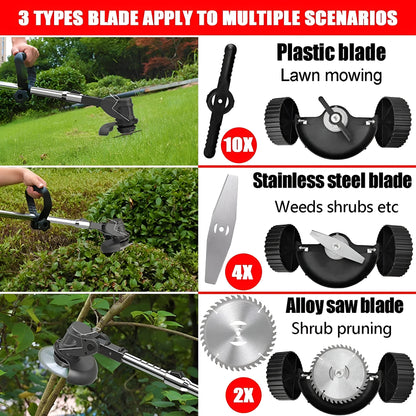 3 In 1 Cordless Grass Trimmer & Weed Wacker