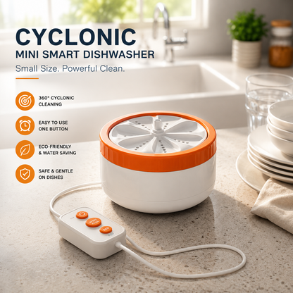 Cyclonic | Mini Smart Dishwasher