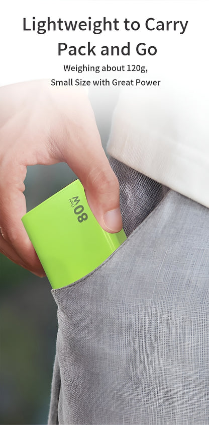 80W Super Fast Charging USB-C Cable with Telescopic Design & LED Light