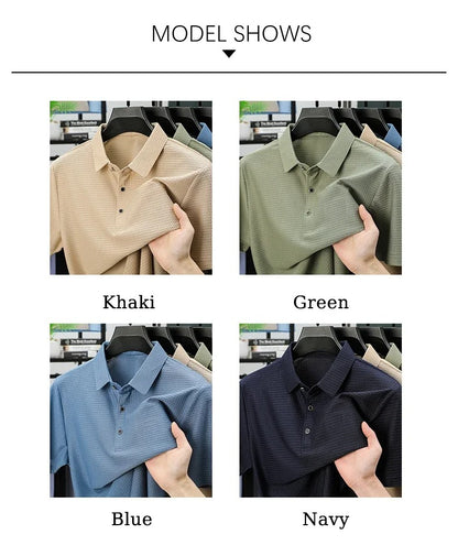 2025 Summer Polo T-Shirt for Men – Cool, Classic, Confident