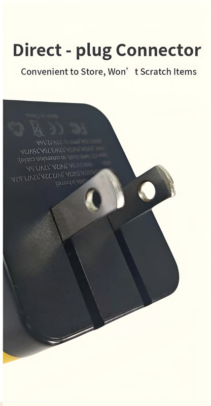 80W Super Fast Charging USB-C Cable with Telescopic Design & LED Light