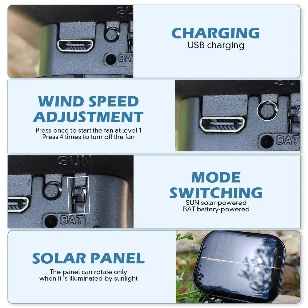 🌞 Solar-Powered Fan Hat – Stay Cool Anywhere, Anytime!