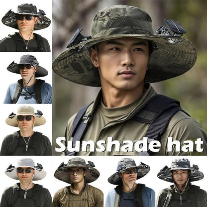 🌞 Solar-Powered Fan Hat – Stay Cool Anywhere, Anytime!