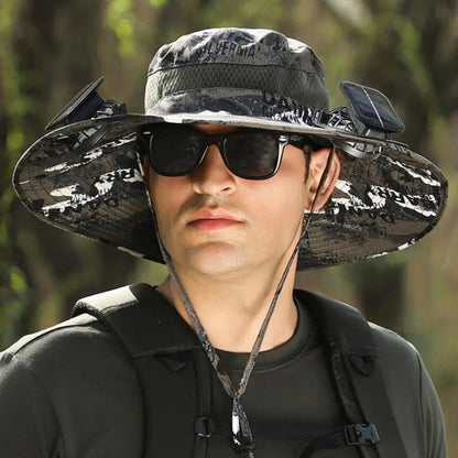 🌞 Solar-Powered Fan Hat – Stay Cool Anywhere, Anytime!