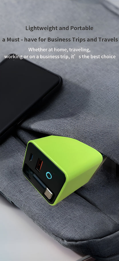 80W Super Fast Charging USB-C Cable with Telescopic Design & LED Light