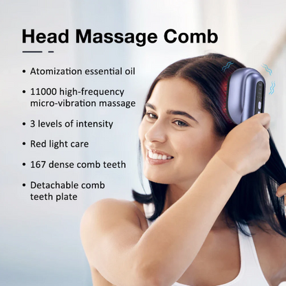 The Leshera™: Red Light Therapy Electric Massage Comb