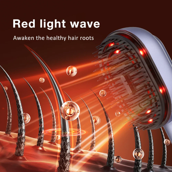 The Leshera™: Red Light Therapy Electric Massage Comb