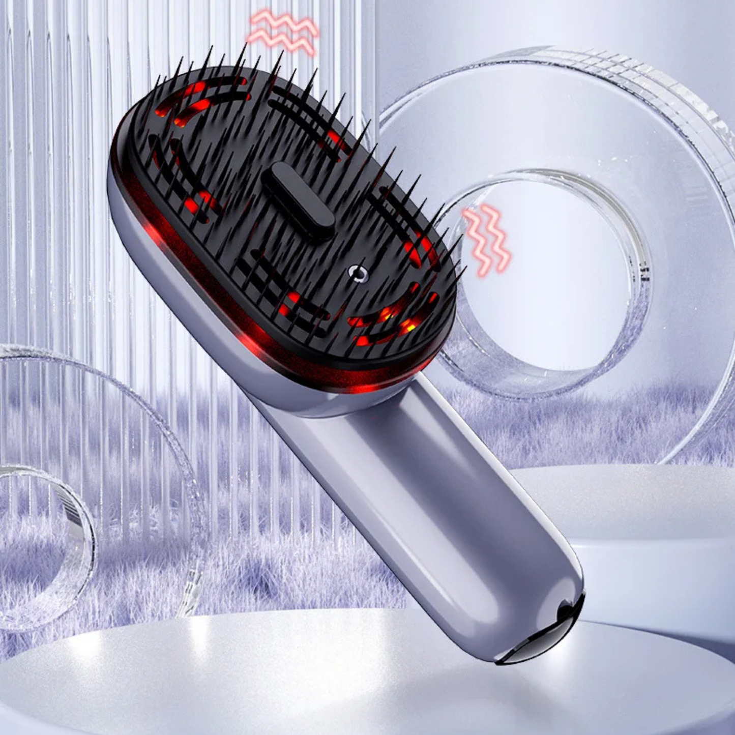 The Leshera™: Red Light Therapy Electric Massage Comb