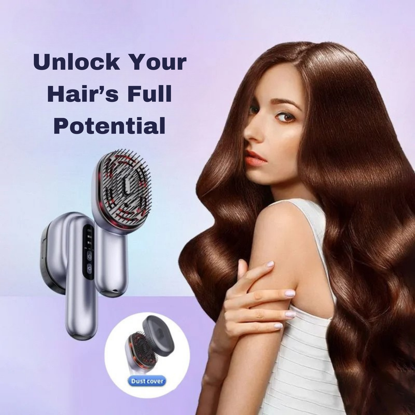 The Leshera™: Red Light Therapy Electric Massage Comb