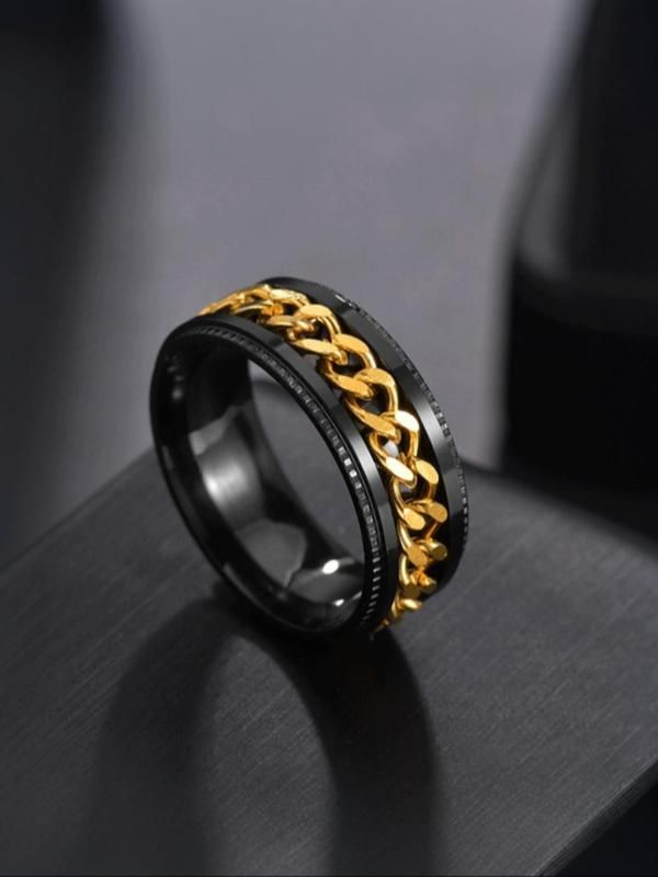 🔥 Leshera™ Color Stainless Steel Spinner Chain Ring