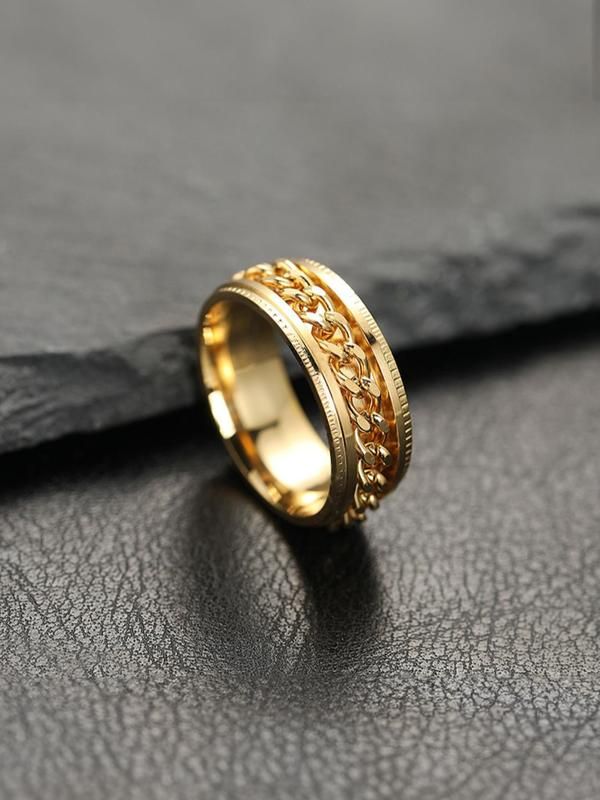 🔥 Leshera™ Color Stainless Steel Spinner Chain Ring