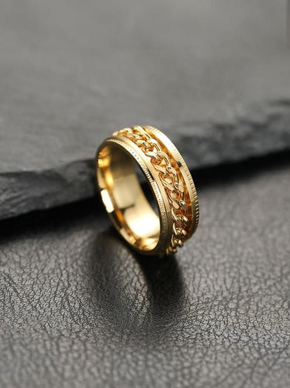 🔥 Leshera™ Color Stainless Steel Spinner Chain Ring