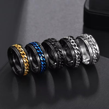 🔥 Leshera™ Color Stainless Steel Spinner Chain Ring