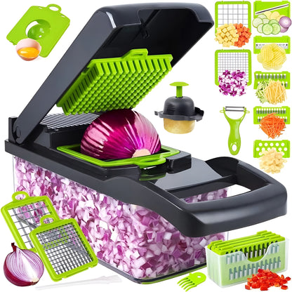 Kitchen Vegetable Chopper 14-in-1