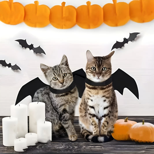 Pet Bat Wings Costume – Cute Halloween Outfit for Cats & Dogs