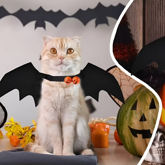 Pet Bat Wings Costume – Cute Halloween Outfit for Cats & Dogs