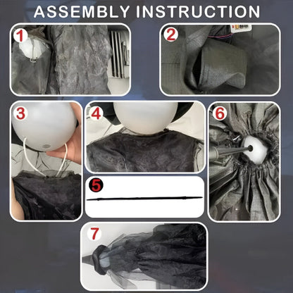 💥Sale 30%💥Haunted Spirit Figurine – Motion Activated Light & Sound Hand-Holding Witches