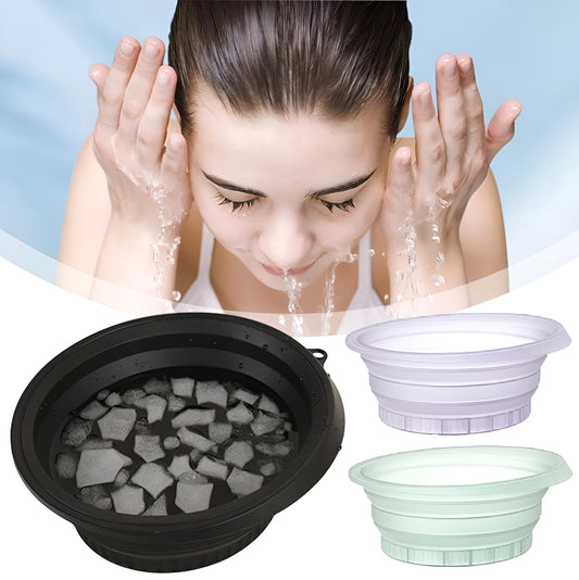 Leshera™ Facial Ice Bath Bowl – Collapsible Ice-Plunge Facial Basin
